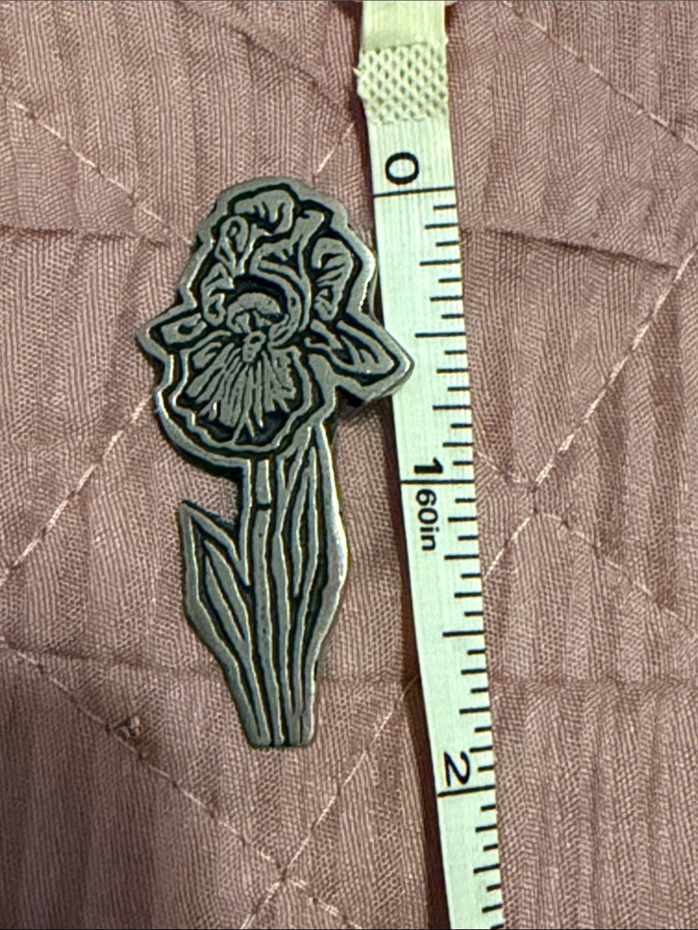 Alice Seely 2000 Iris Brooch Pin - - Picture 3 of 3